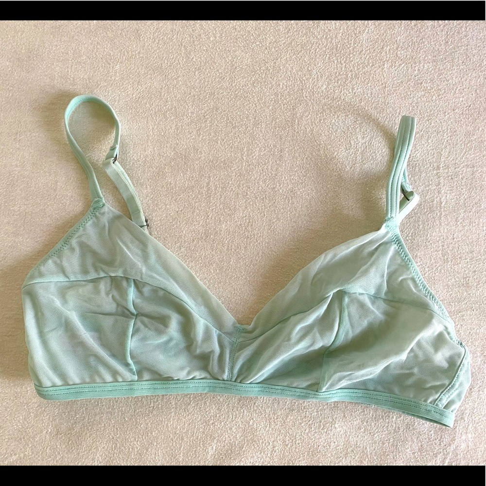 Aqua mesh bralette Large
